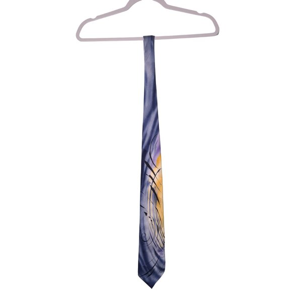 Jerry Garcia USED 2 Tie LOT: Snail Garden, Curves & Lines (Collection 56) PM - Picture 5 of 7